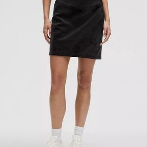 NWT Scuba High-Rise Mini Skirt Velvet size large